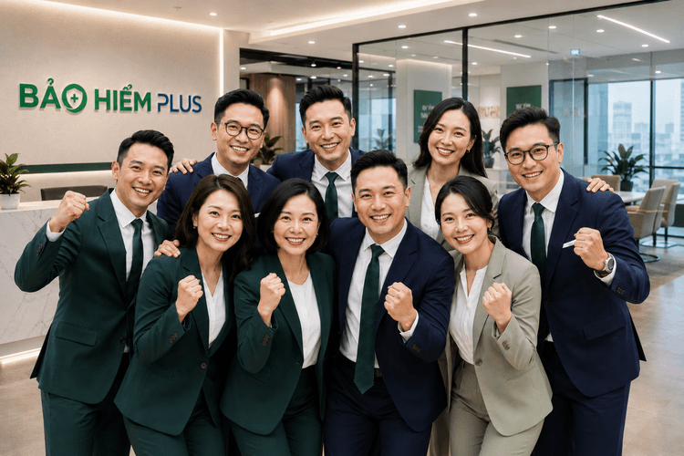 Đội ngũ Nhân Sự Bảo Hiểm Plus